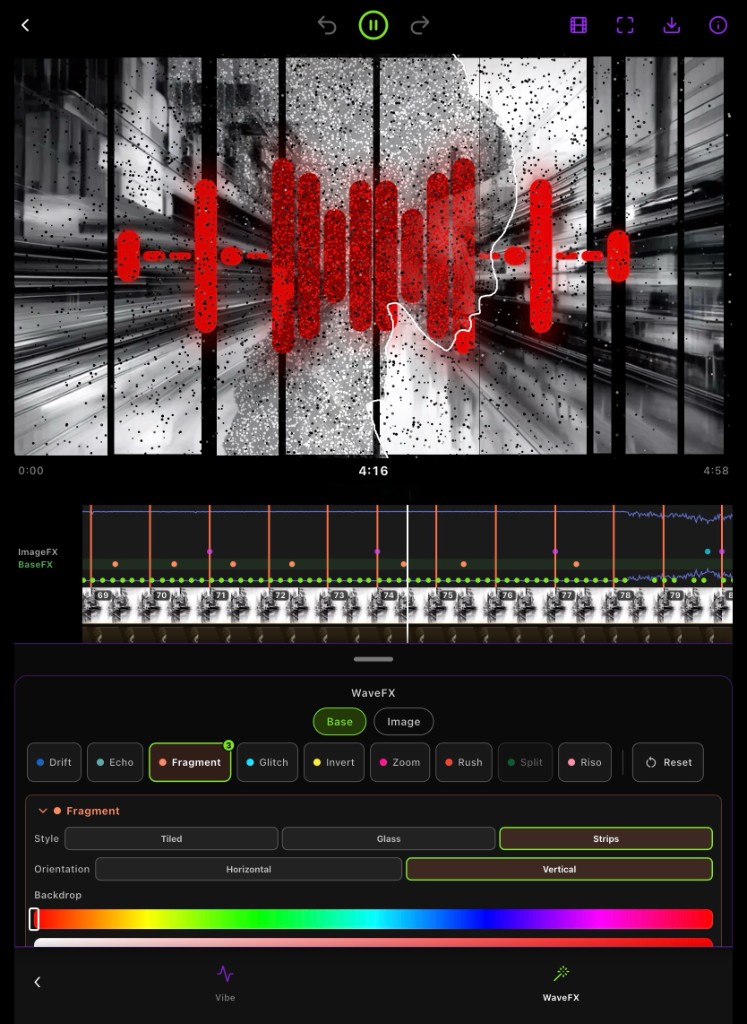 Timeline editor